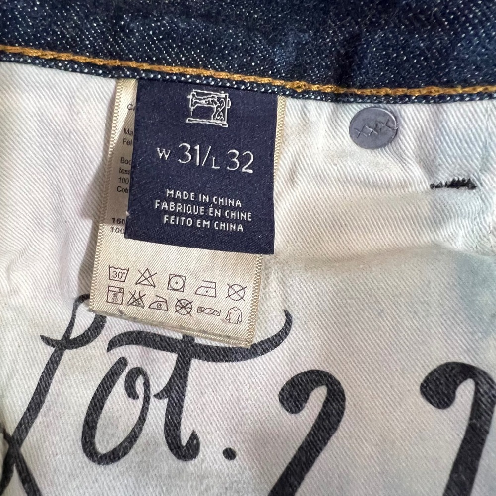 Scotch Soda Amsterdam Blauw Lot 22 Selvedge Dark Slim Fit Denim Jeans Mens 32x32 - Picture 10 of 16